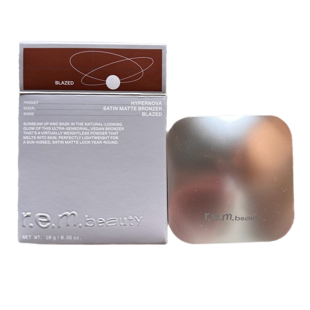 New r.e.m. beauty Satin Matte Bronzer in Blazed